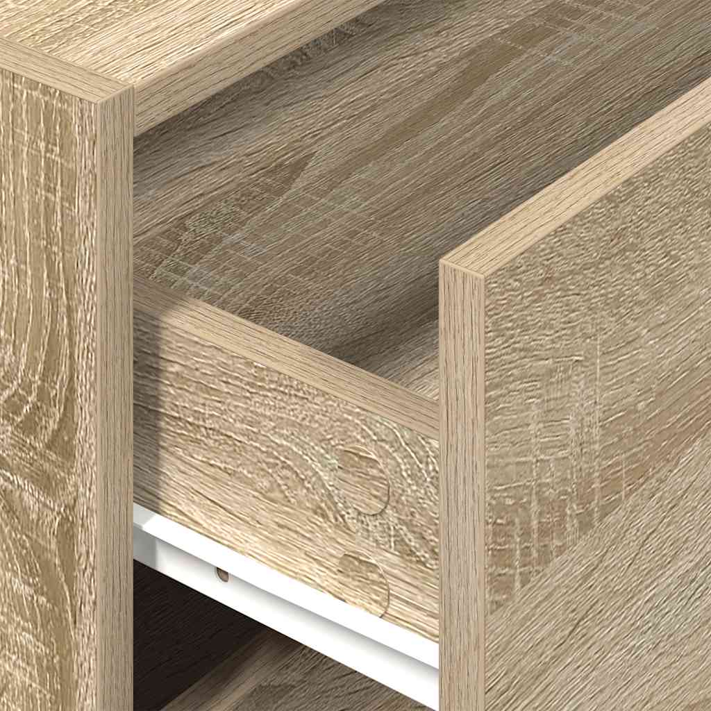 Armadio con 2 Cassetti Rovere Sonoma 60x31x40 cm in Truciolato