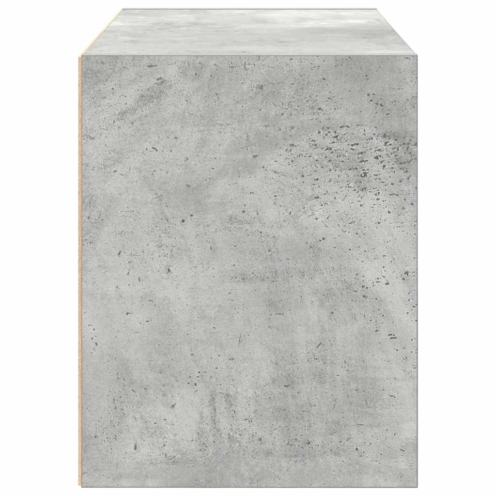 Armadio con 2 Cassetti Grigio Cemento 60x31x40 cm in Truciolato