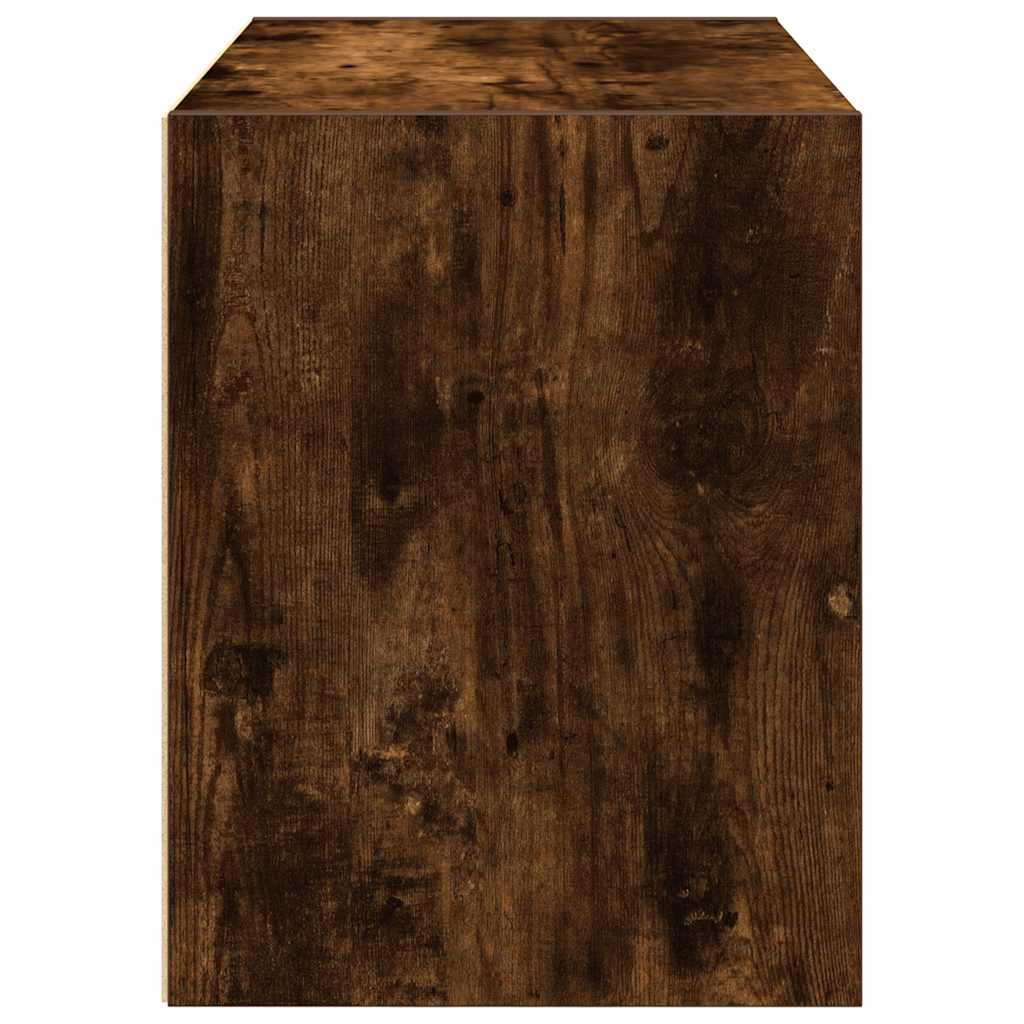 Armadio con 2 Cassetti in Rovere Fumo 60x31x40 cm in Truciolato