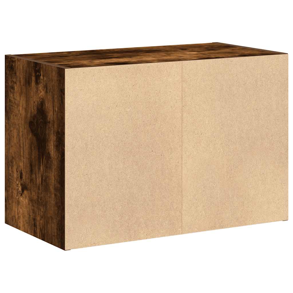 Armadio con 2 Cassetti in Rovere Fumo 60x31x40 cm in Truciolato