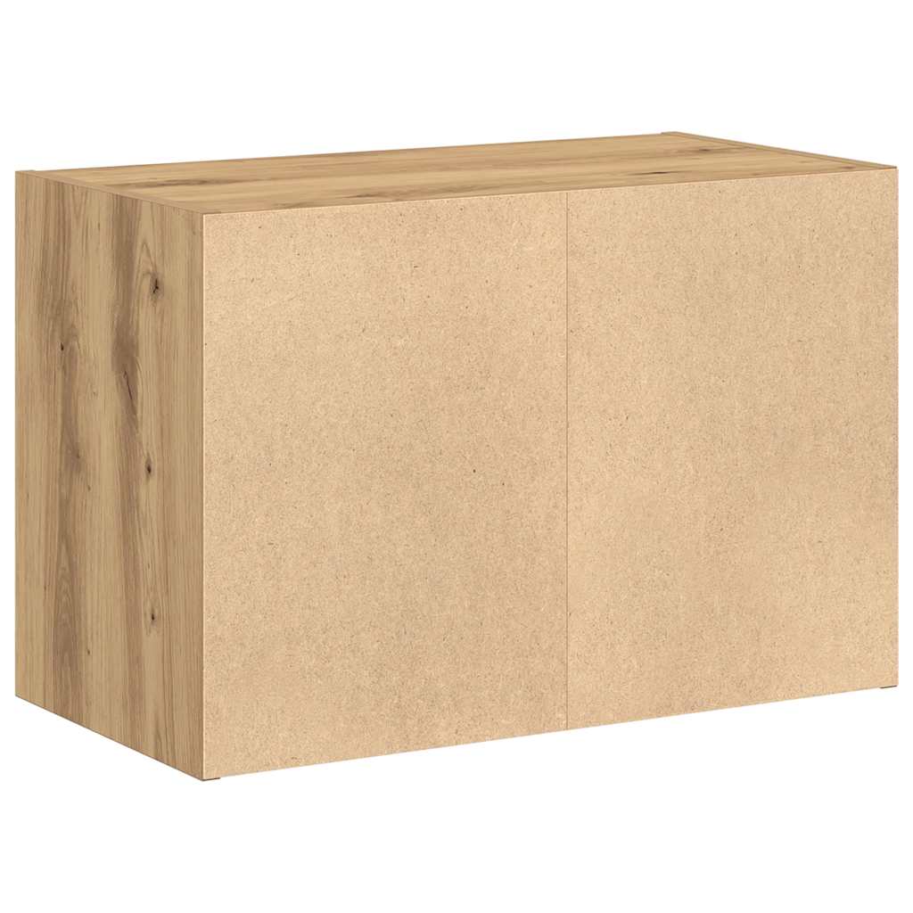 Armadio con 2 Cassetti Rovere Artigianale 60x31x40cm Truciolato