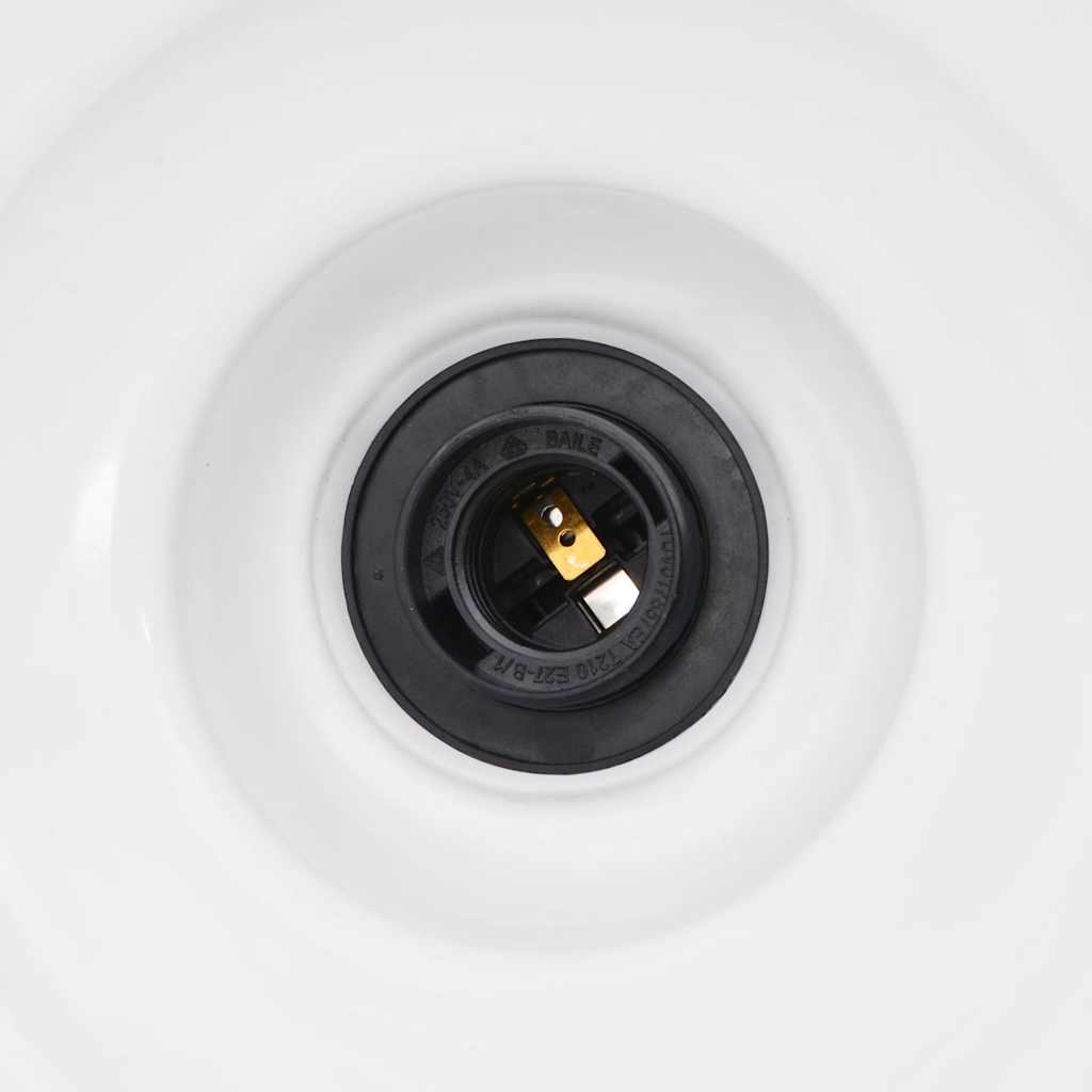 Lampada Sospensione Regolabile E27 Rosso Lucido Ø31 cm Metallo - homemem39