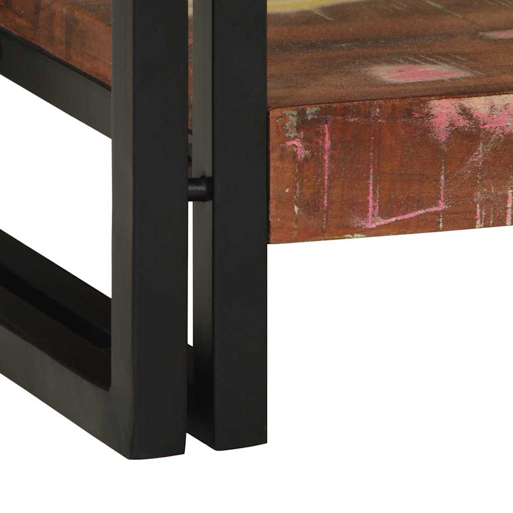 Tavolo consolle Multicolore legno massello di riciclo