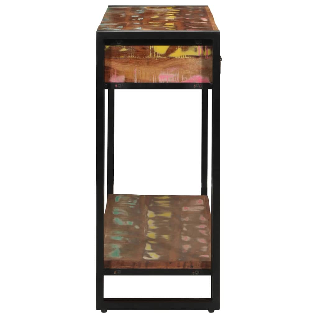 Tavolo consolle Multicolore legno massello di riciclo