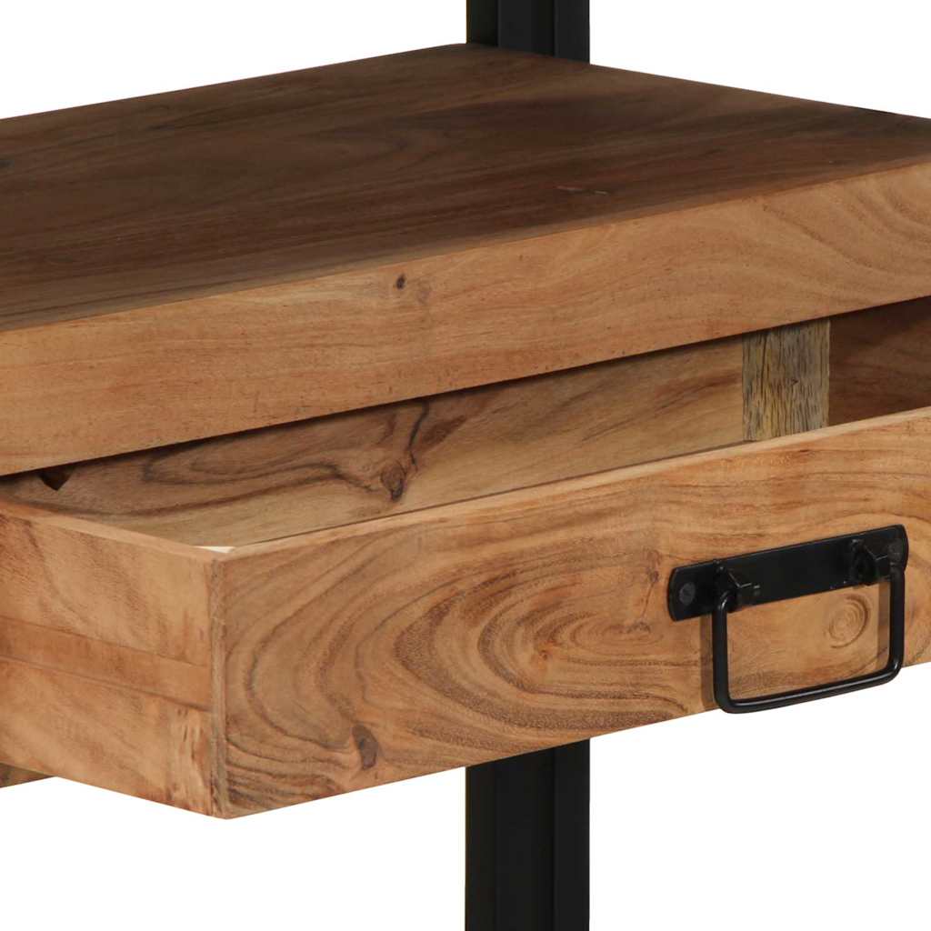 Tavolo consolle 120 x 33 x 75 cm legno massello di acacia
