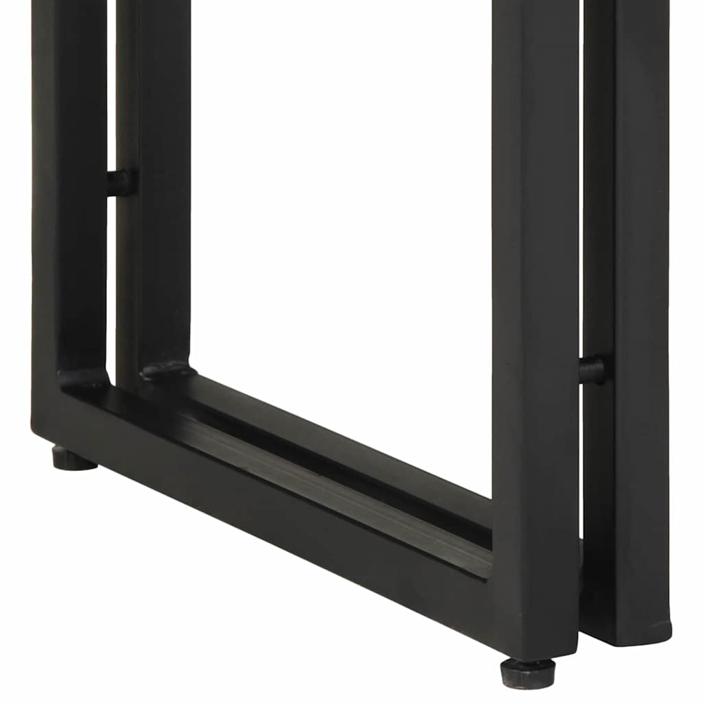 Tavolo consolle 120 x 33 x 75 cm legno massello di acacia