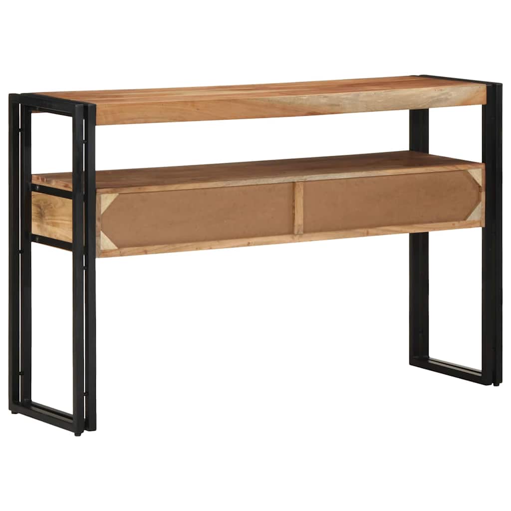 Tavolo consolle 120 x 33 x 75 cm legno massello di acacia