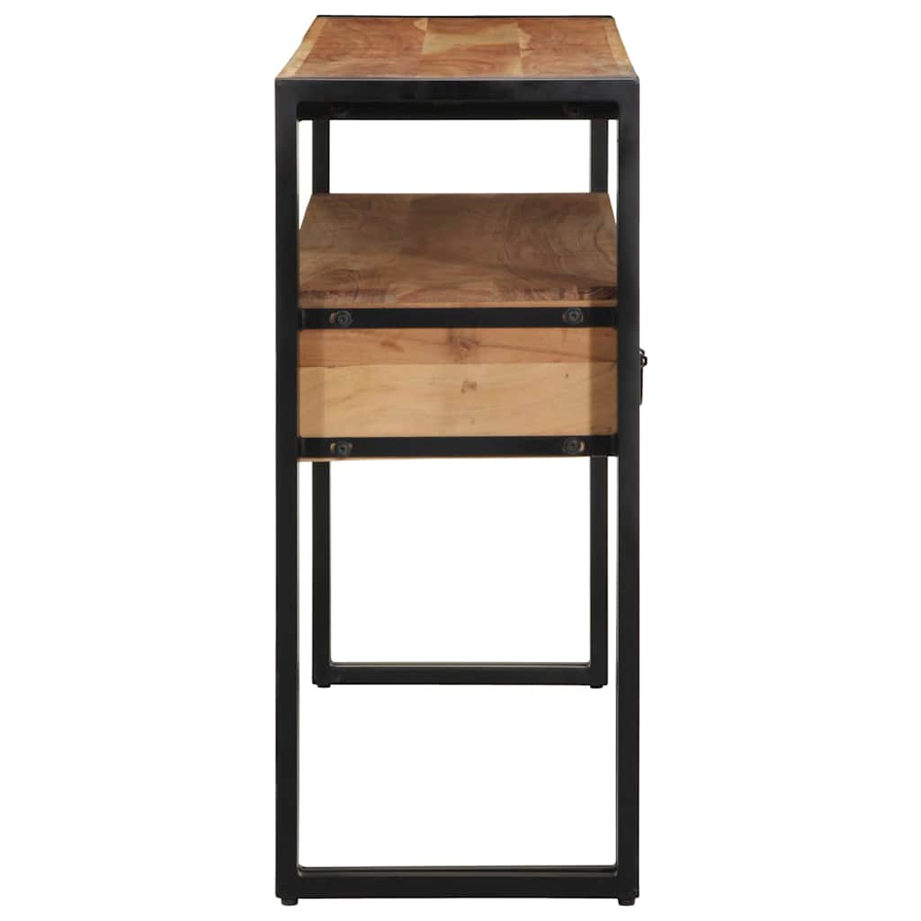 Tavolo consolle 120 x 33 x 75 cm legno massello di acacia