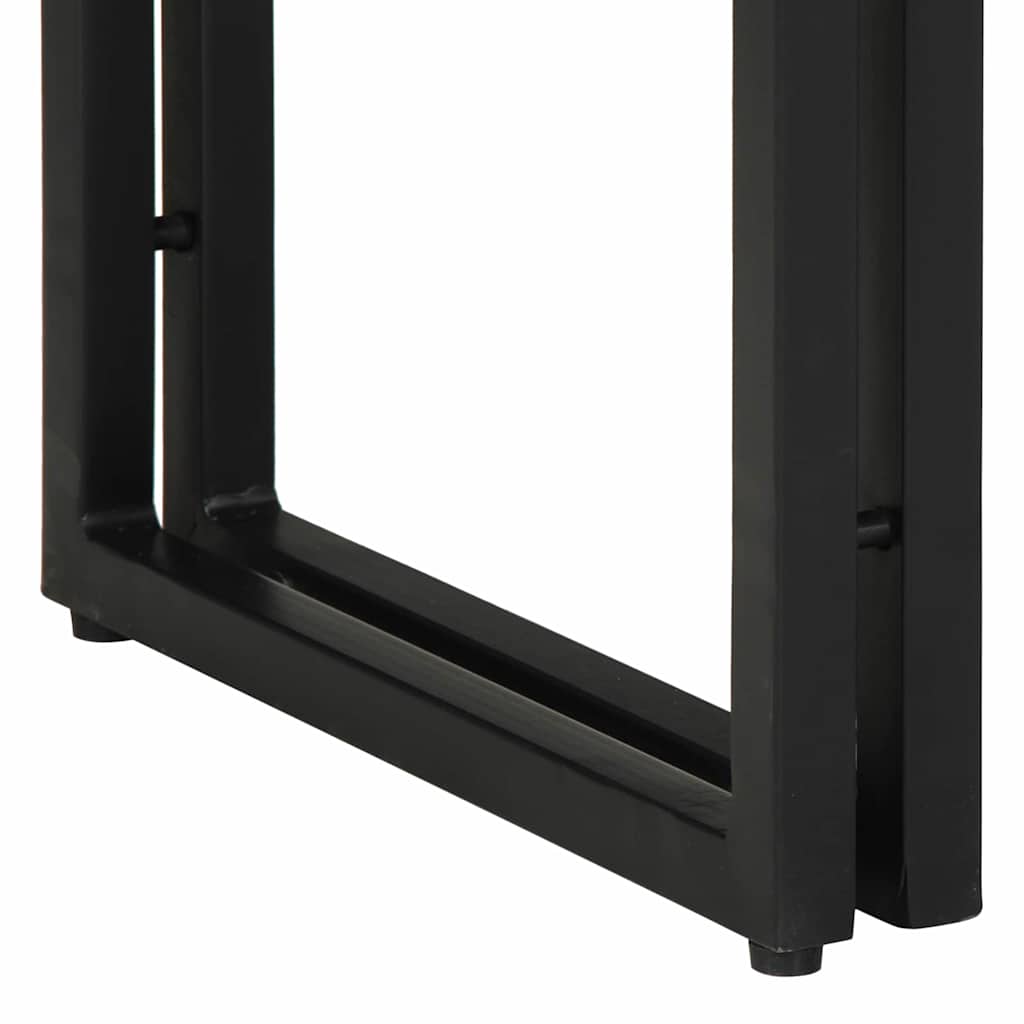 Tavolo consolle 90 x 33 x 75 cm legno massello di riciclo