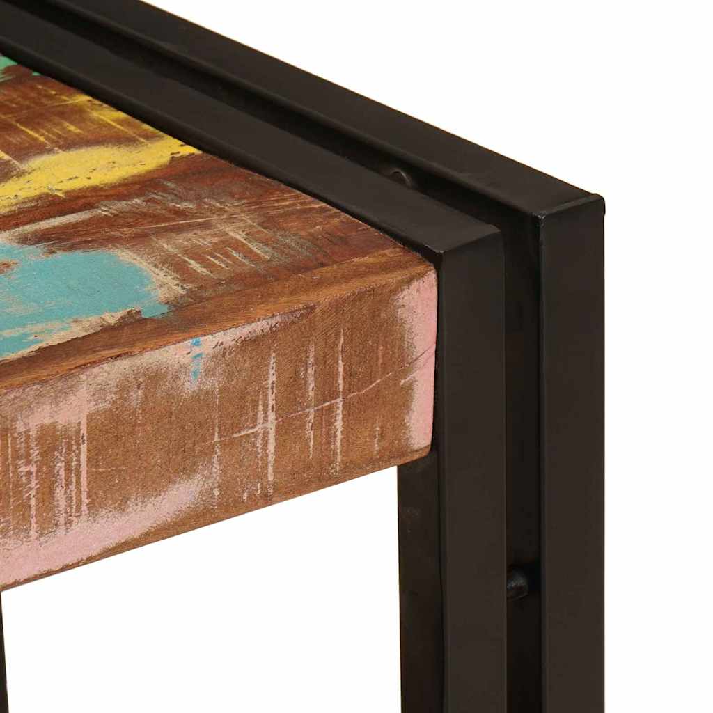 Armadio da bagno Multicolore Legno Recuperato Massello