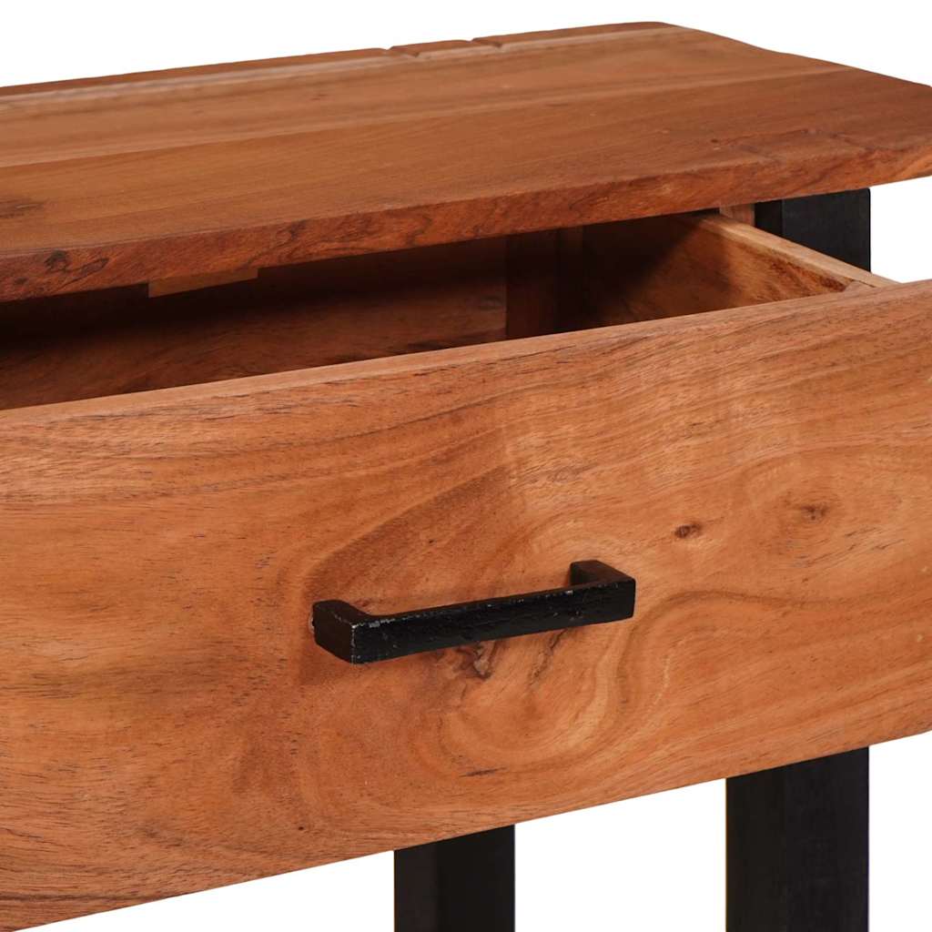 Tavolo consolle con cassetto Marrone 110 x 30 x 75 cm