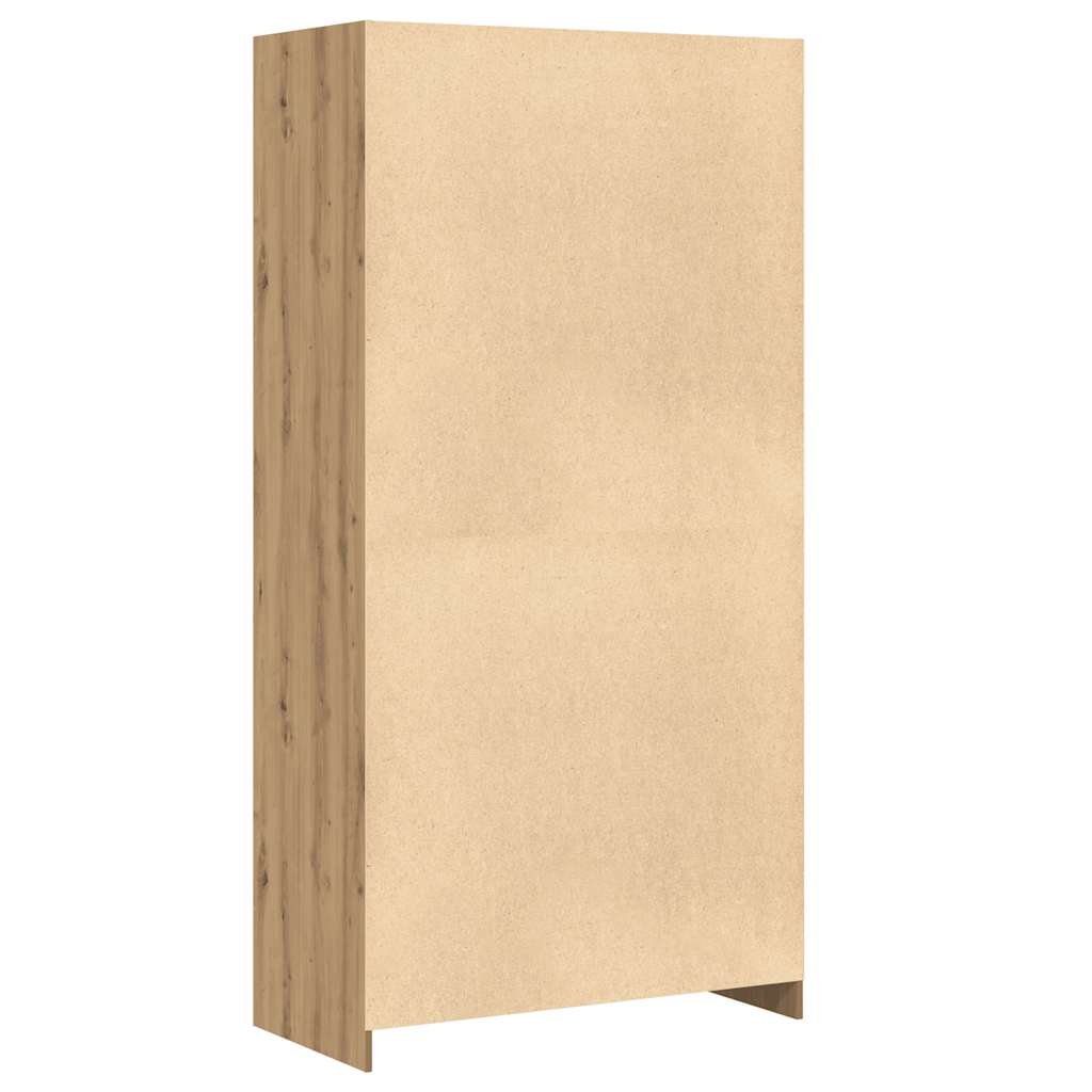 Armadio Rovere Artigianale 100x50x200 cm in Legno Multistrato - homemem39