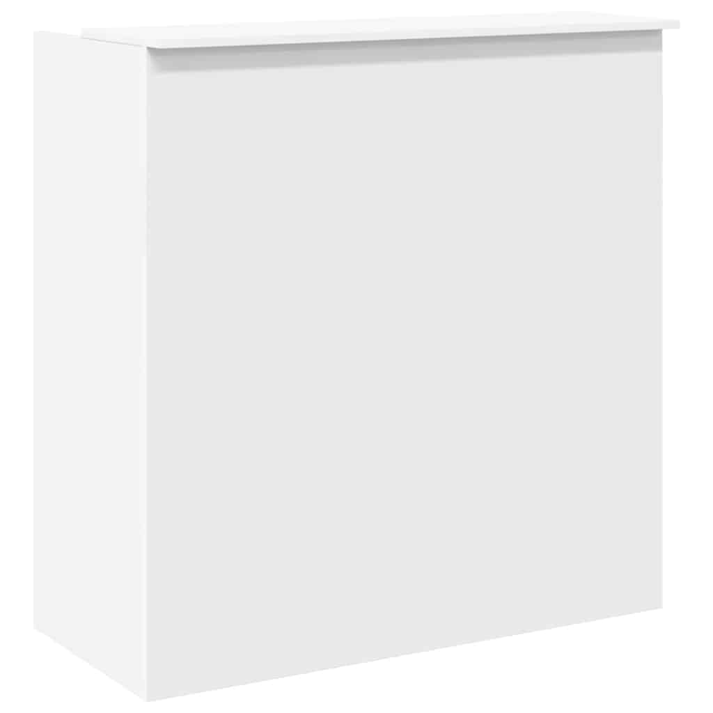 Banco Reception Bianco 100x50x103,5 cm in Legno Multistrato