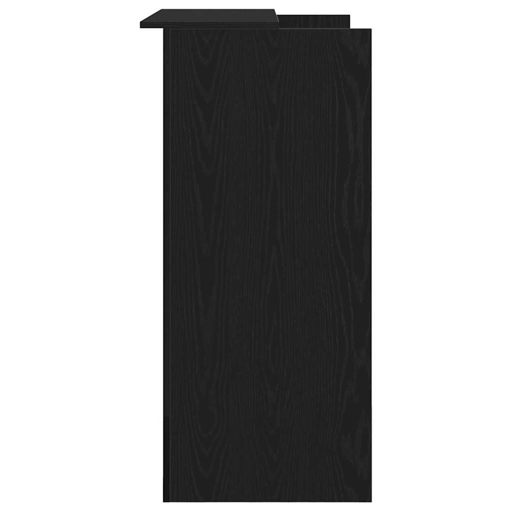 Banco Reception Rovere Nero 100x50x103,5cm Legno Multistrato - homemem39