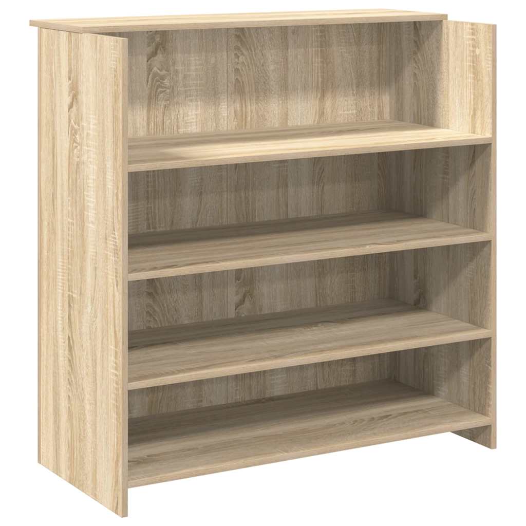 Banco Reception Rovere Sonoma 100x50x103,5 cm Legno Multistrato - homemem39