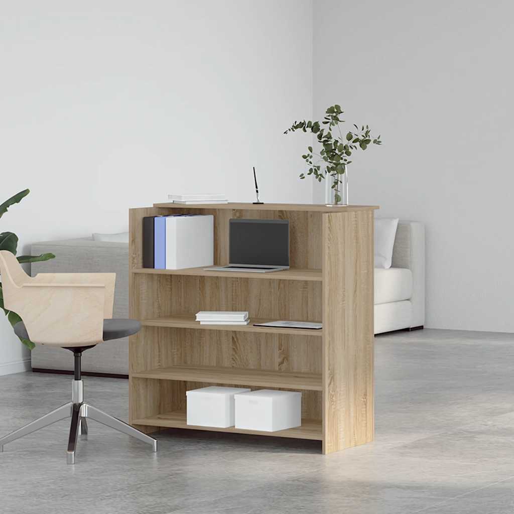Banco Reception Rovere Sonoma 100x50x103,5 cm Legno Multistrato - homemem39