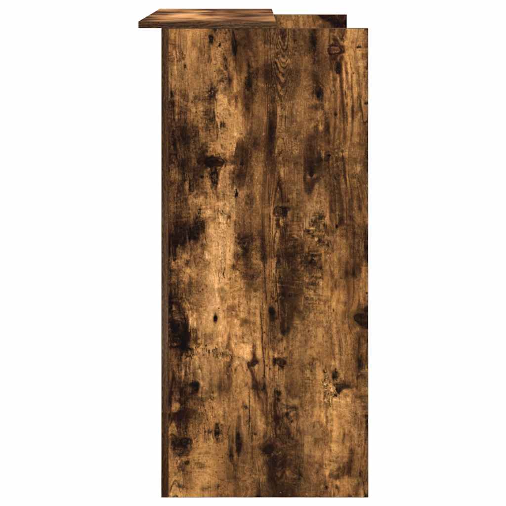 Banco Reception Rovere Fumo 100x50x103,5cm in Legno Multistrato