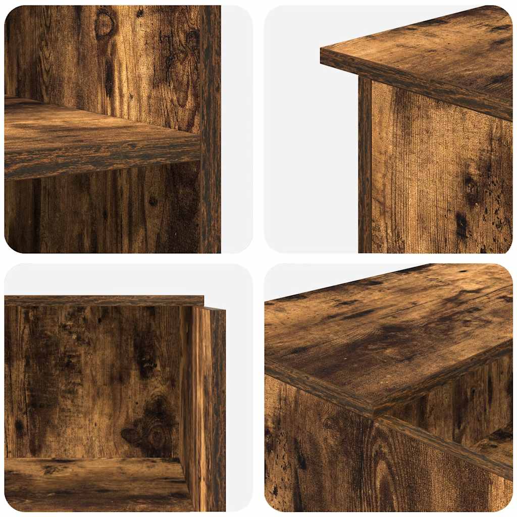 Banco Reception Rovere Fumo 100x50x103,5cm in Legno Multistrato