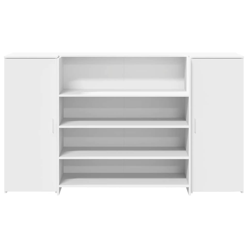 Banco Reception Bianco 180x50x103,5 cm in Legno Multistrato