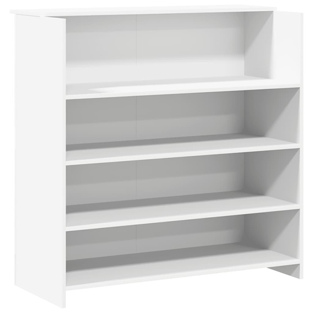 Banco Reception Bianco 180x50x103,5 cm in Legno Multistrato