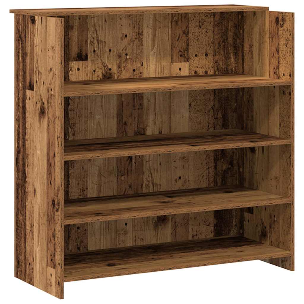 Banco Reception Legno Antico 180x50x103,5 cm Legno Multistrato
