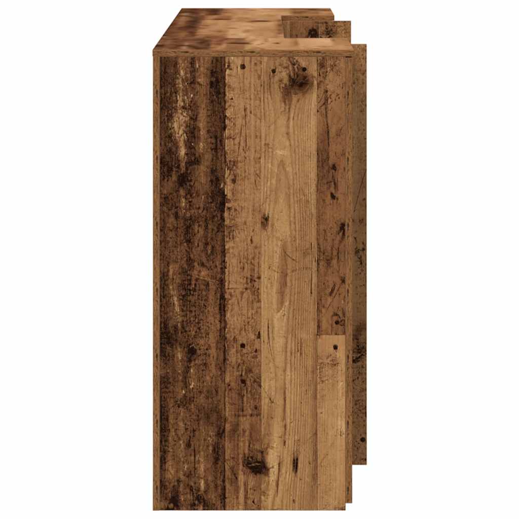 Banco Reception Legno Antico 180x50x103,5 cm Legno Multistrato