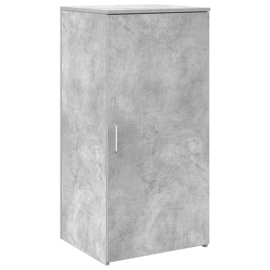 Banco Reception Grigio Cemento 200x50x103,5cm Legno Multistrato - homemem39