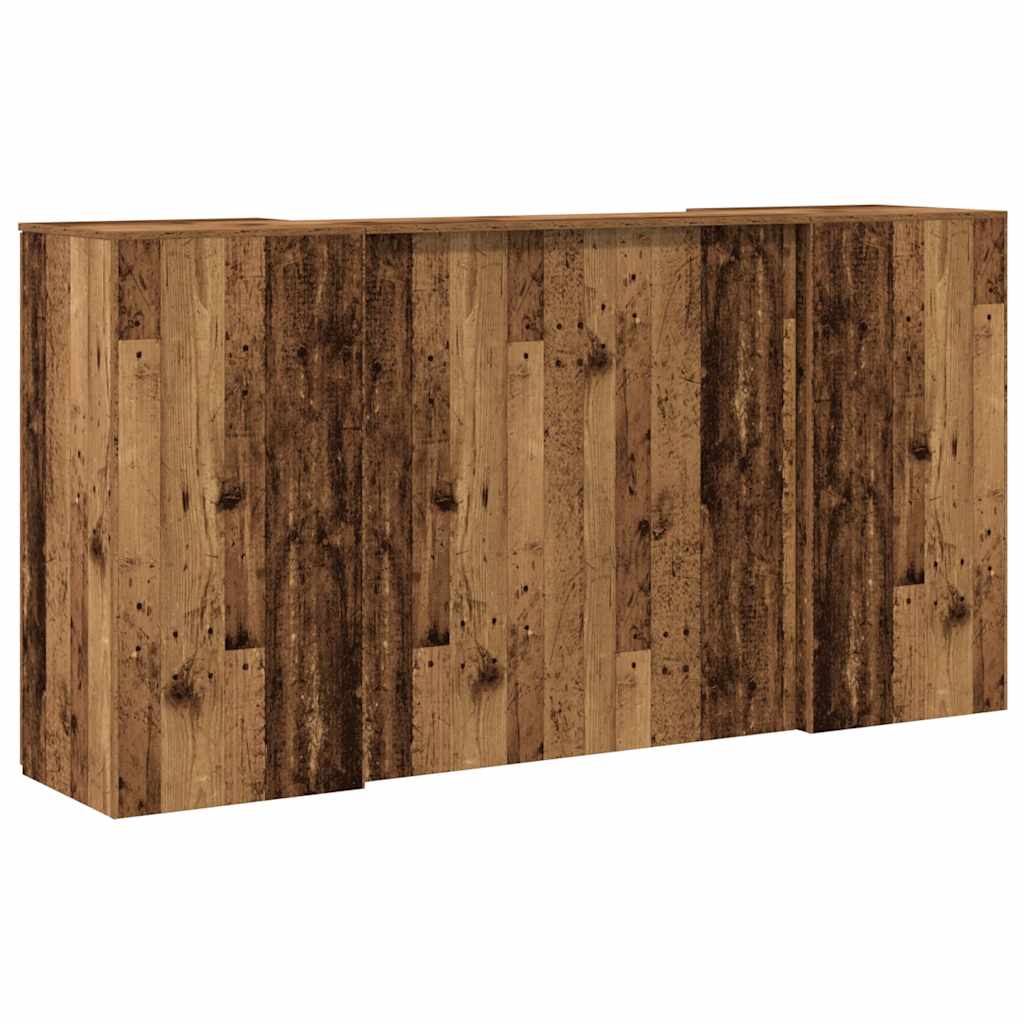 Banco Reception Legno Vecchio 200x50x103,5 cm Legno Multistrato | homemem39