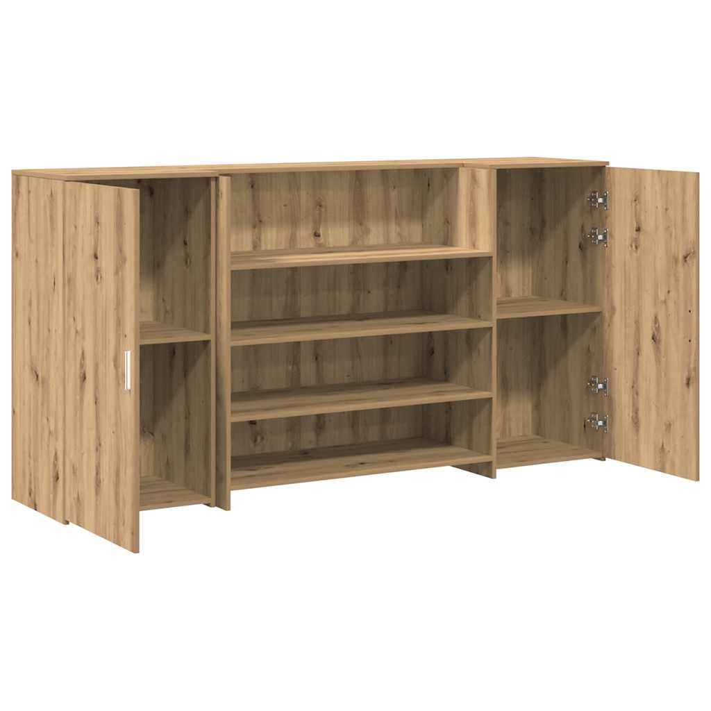 Banco Reception Rovere Artigianale 200x50x103,5cm in Truciolato - homemem39