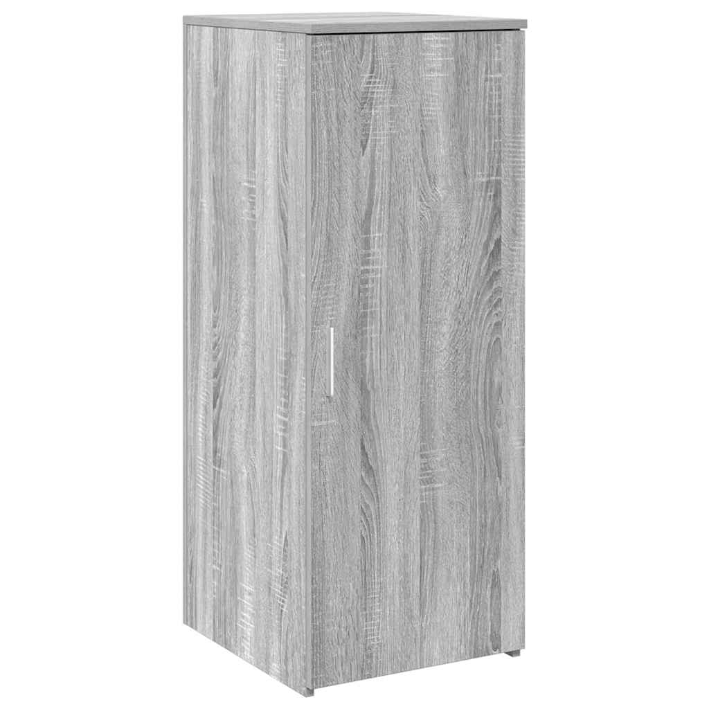 Banco Reception Grigio Sonoma 135x50x103,5 cm Legno Multistrato - homemem39