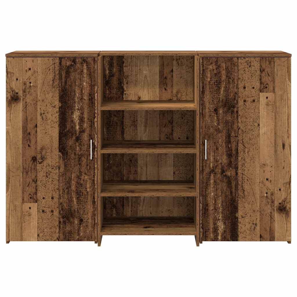 Banco Reception Legno Antico 155x50x103,5 cm Legno Multistrato