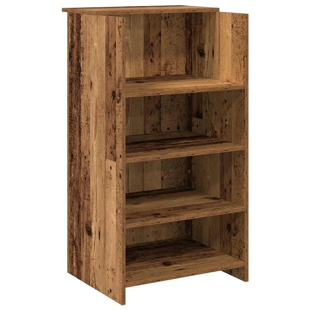 Banco Reception Legno Antico 155x50x103,5 cm Legno Multistrato