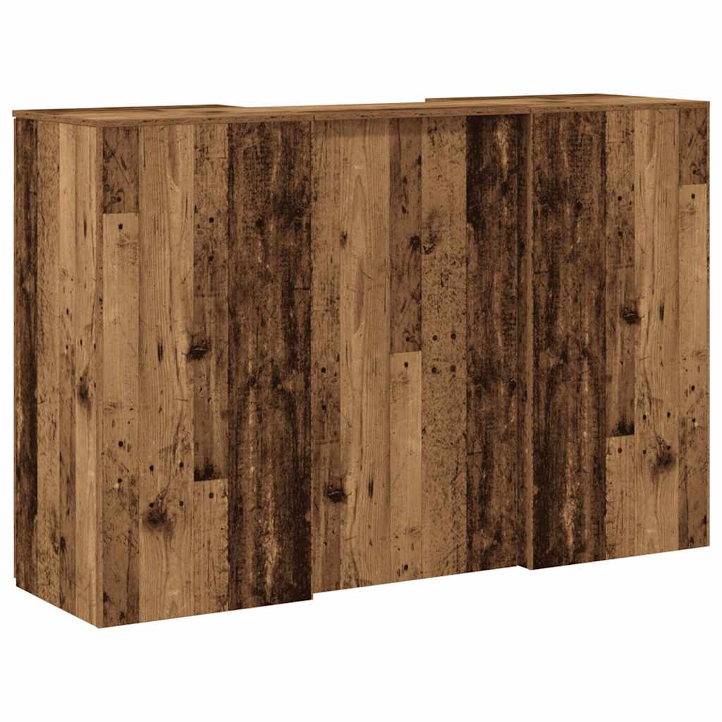 Banco Reception Legno Antico 155x50x103,5 cm Legno Multistrato