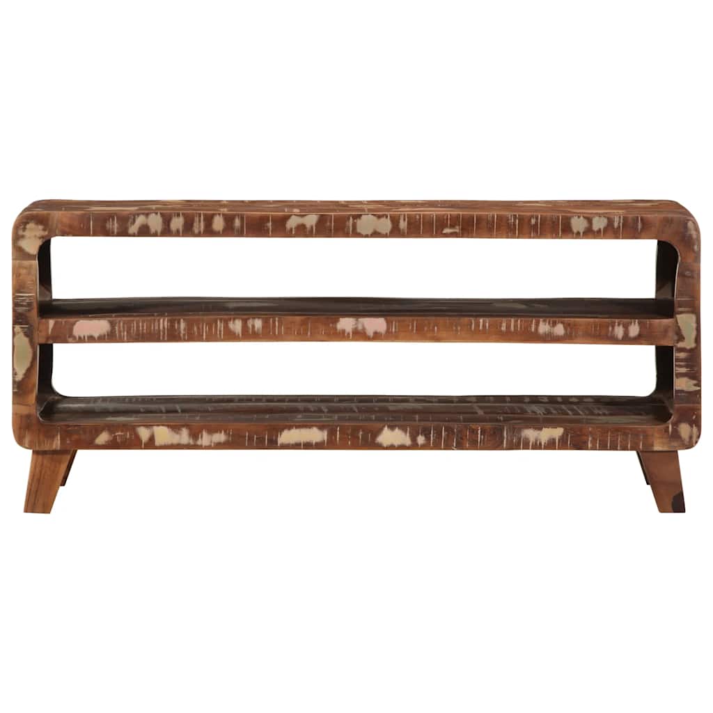 Mobile Porta TV 105x46x32 cm in Legno Massello di Recupero - homemem39