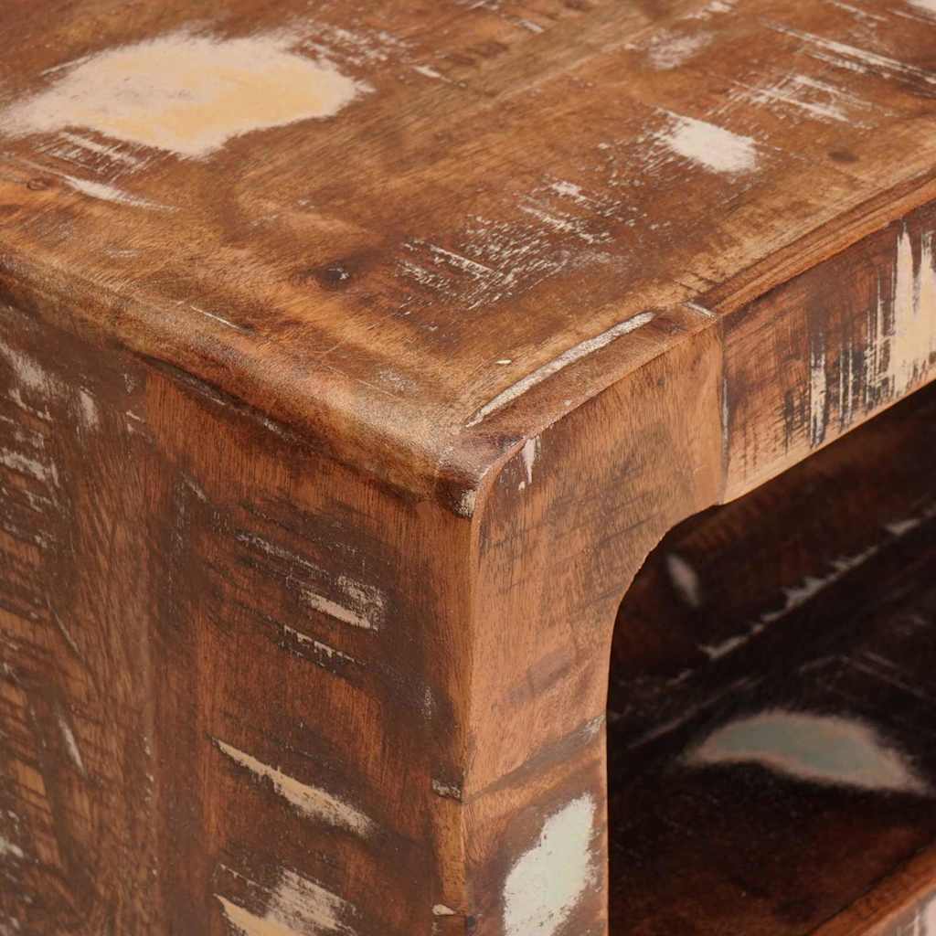 Tavoli da Fine Multicolore legno massello di riciclo