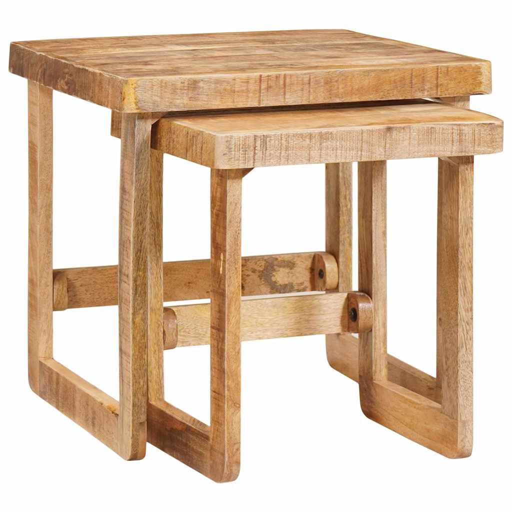 Tavoli da Fine Marrone legno massello di mango