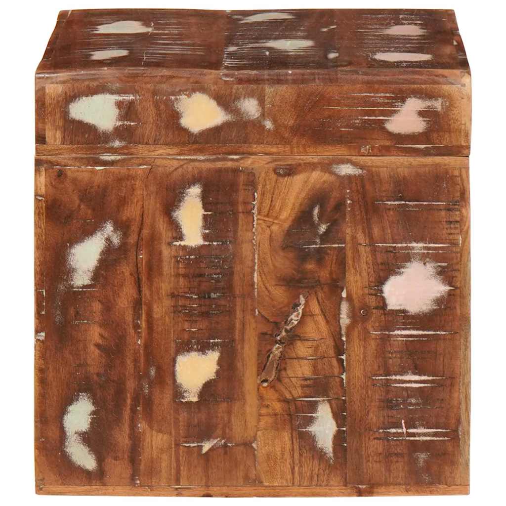 Tavoli da annidamento 3 pcs legno massello di riciclo