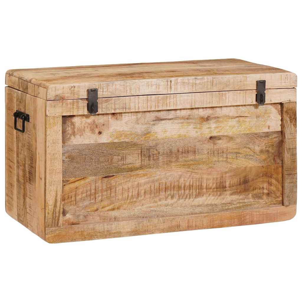 Scatola di Stoccaggio Marrone legno massello di mango