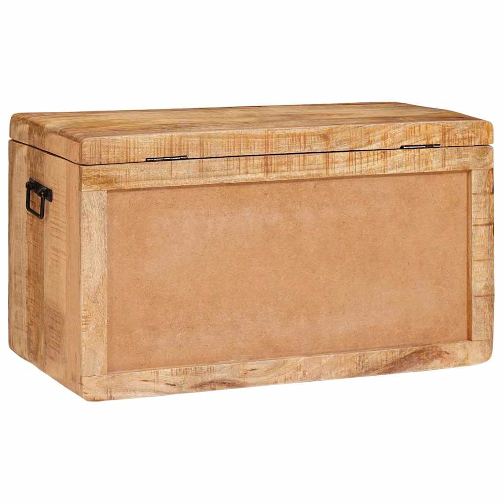 Scatola di Stoccaggio Marrone legno massello di mango