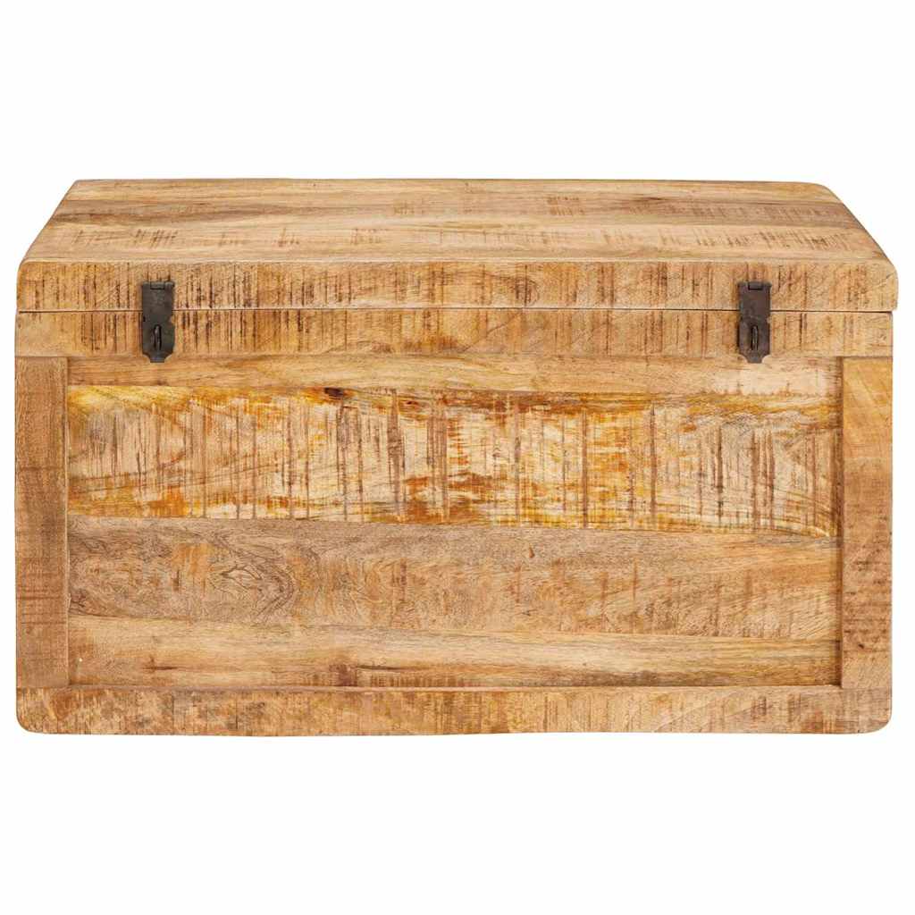 Scatola di Stoccaggio Marrone legno massello di mango