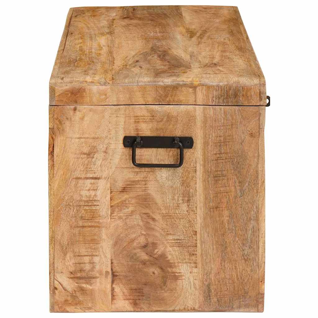 Scatola di Stoccaggio Marrone legno massello di mango