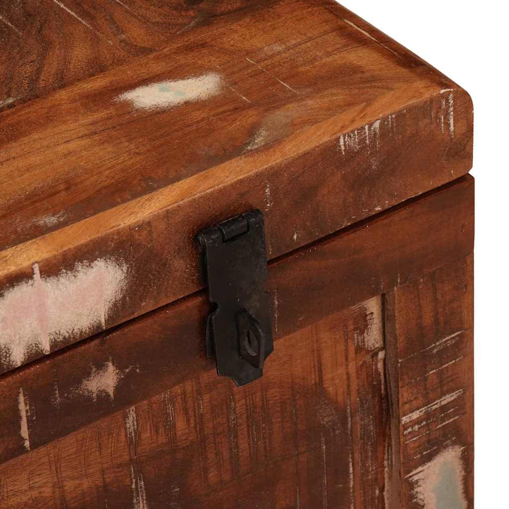 Scatola di Stoccaggio Multicolore legno massello di riciclo