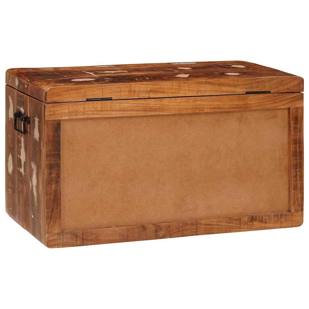 Scatola di Stoccaggio Multicolore legno massello di riciclo