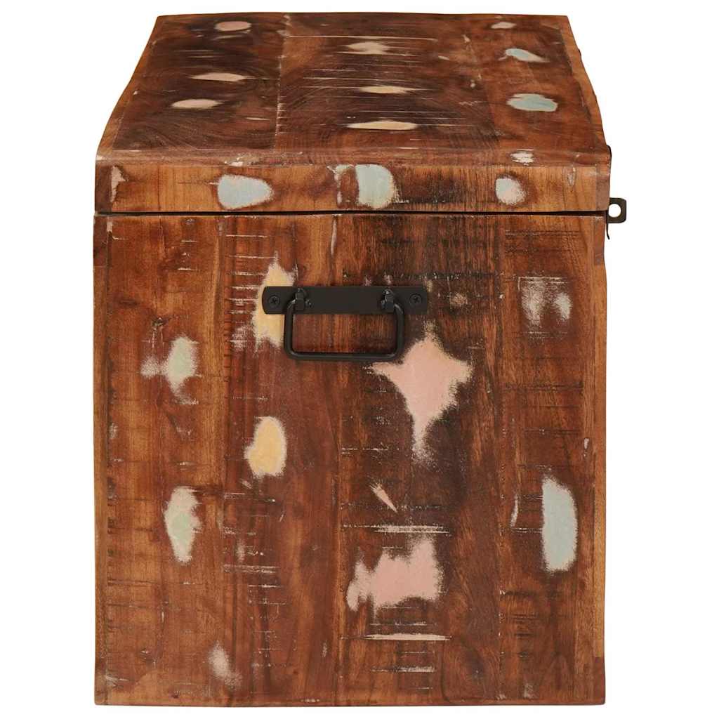 Scatola di Stoccaggio Multicolore legno massello di riciclo