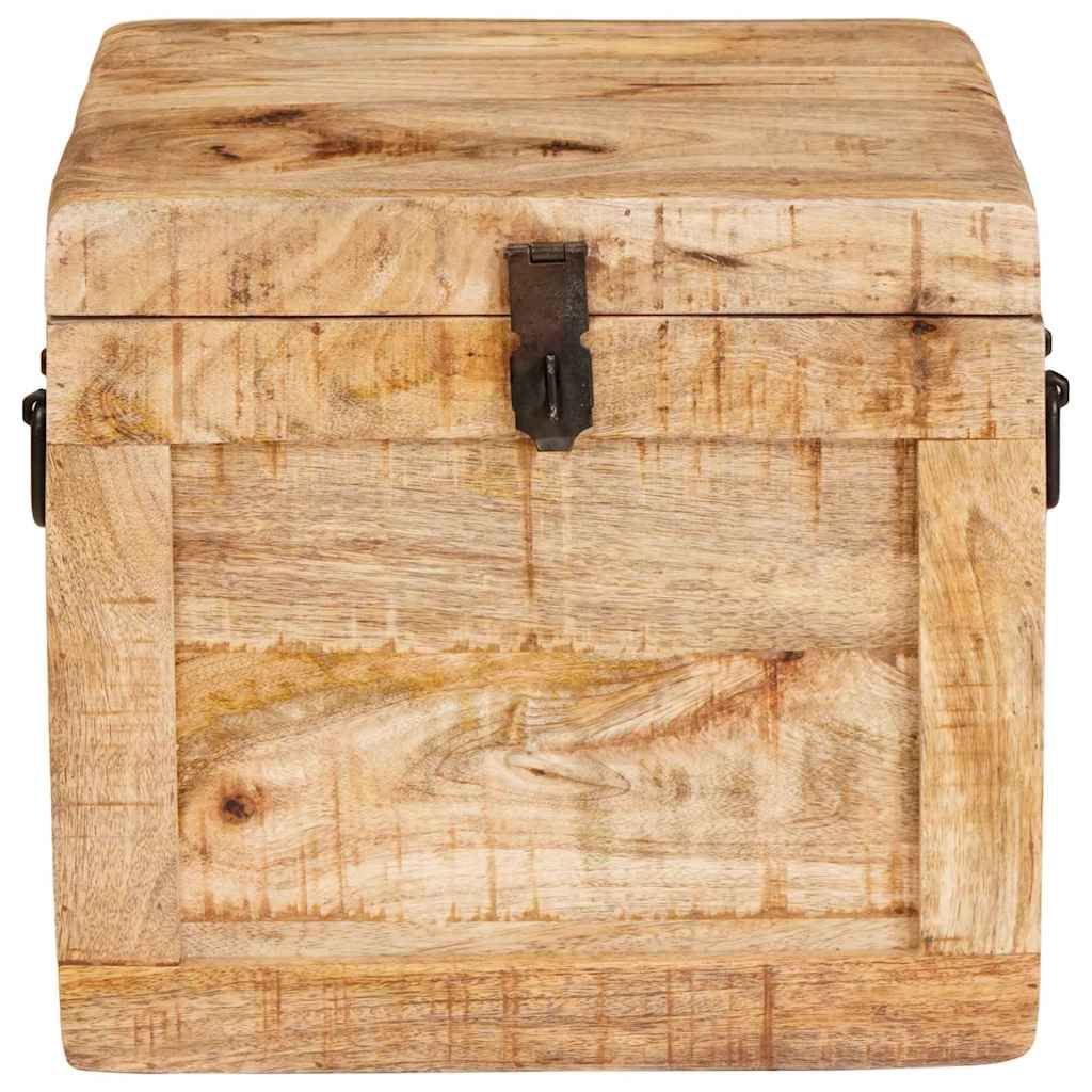 Scatola di Stoccaggio con archiviazione legno massello di mango