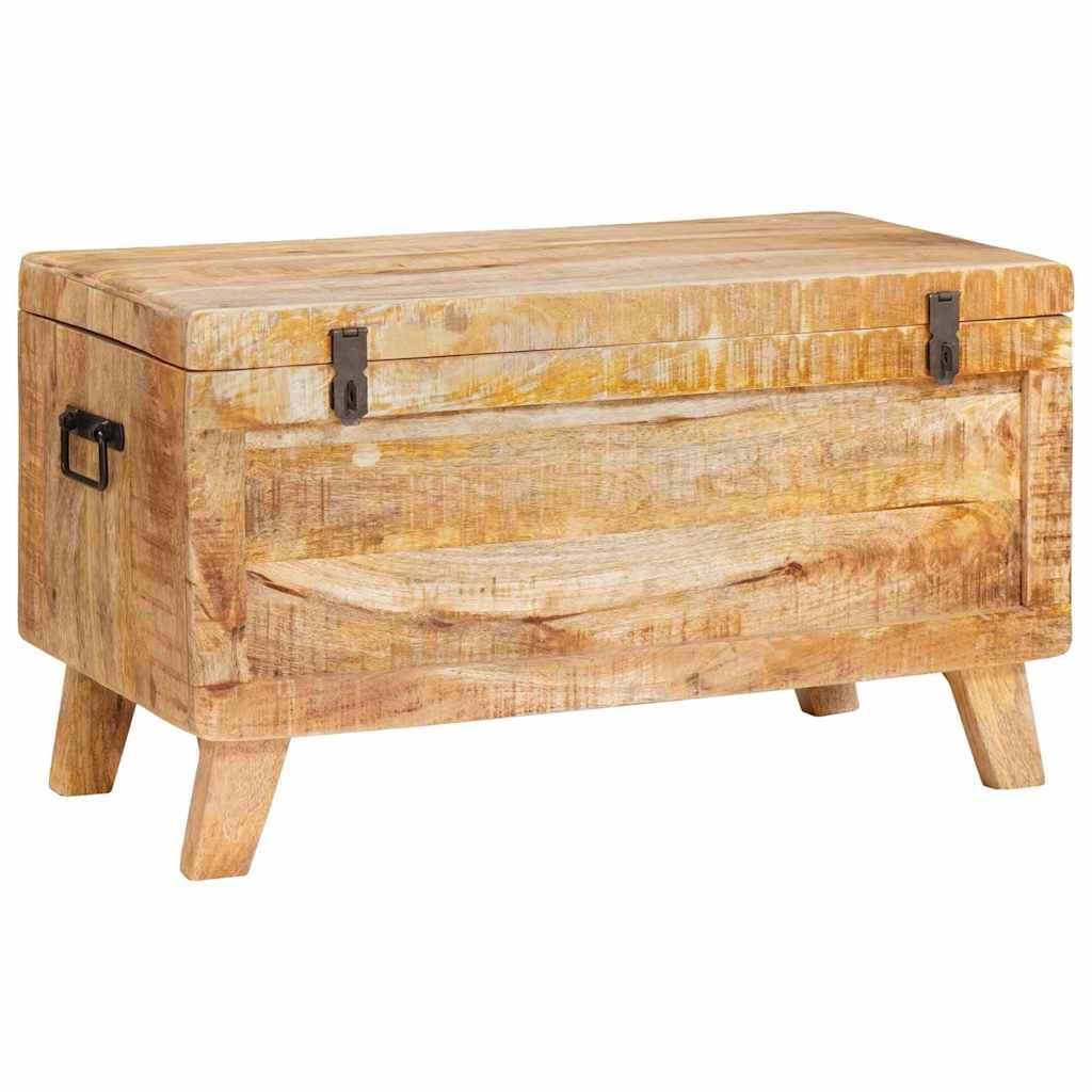 Scatola di Stoccaggio 70 x 35 x 40 cm legno massello di mango