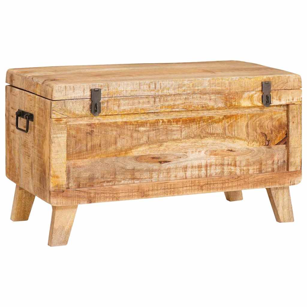Scatola di Stoccaggio 70 x 35 x 40 cm legno massello di mango