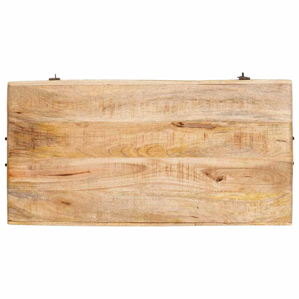 Scatola di Stoccaggio 70 x 35 x 40 cm legno massello di mango