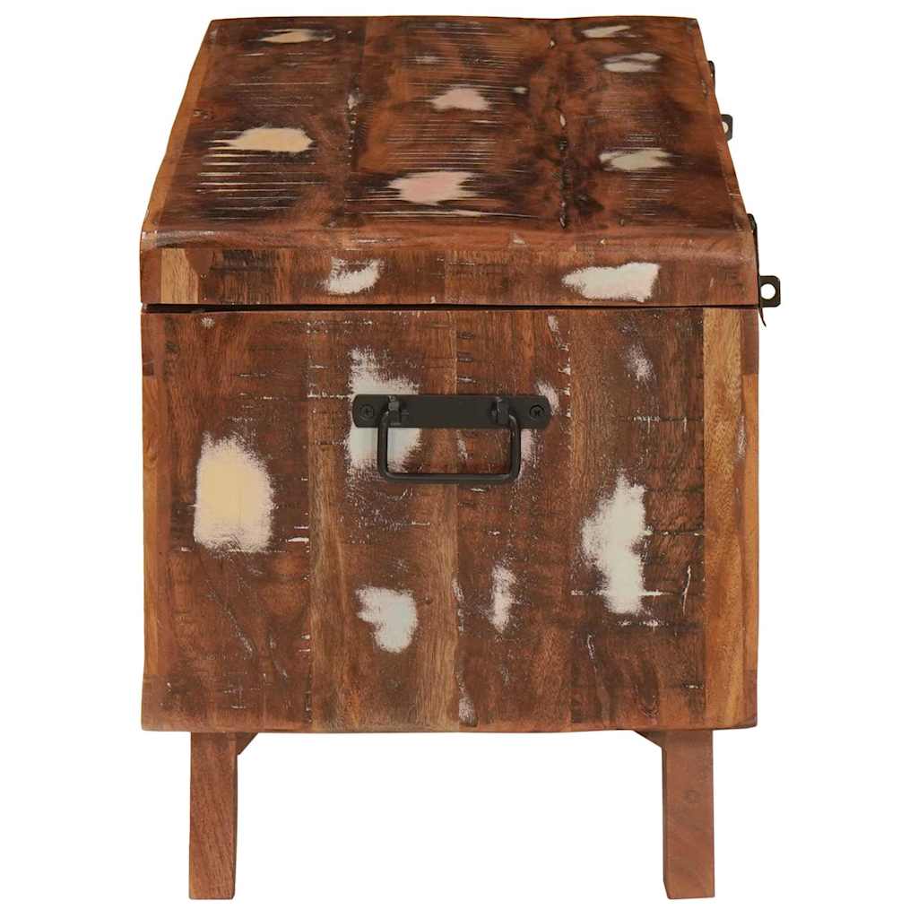 Scatola di Stoccaggio 70 x 35 x 40 cm legno massello di riciclo