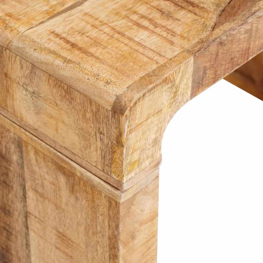 Tavolino Marrone 60 x 35 x 45 cm legno massello di mango